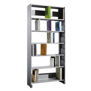 Single sided, 1 Bay Library Shelving Starter Unit with Side Panels