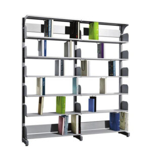 2 Bay Library Shelving without Side Panels