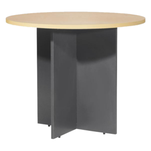 Round Conference Table (900mm) Maple